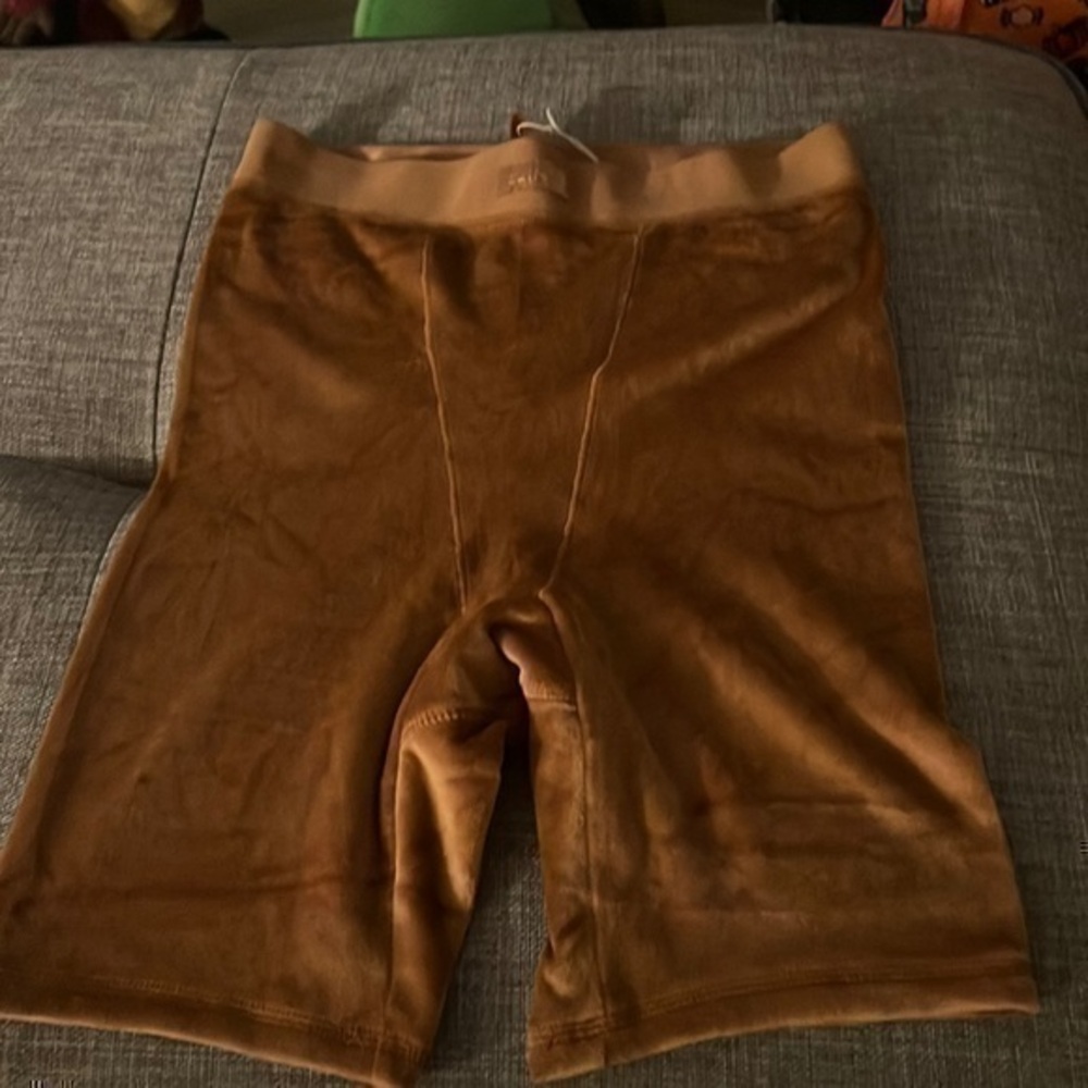 Skims Velour Bike Shorts